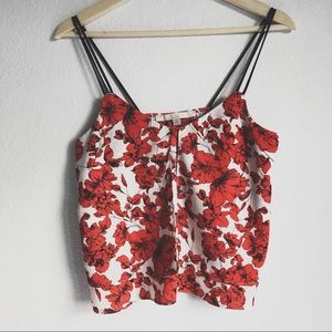 Floral Guess crop tank
